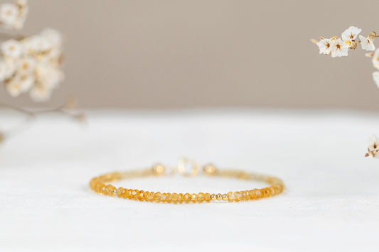 Citrine bracelet "Cilia"