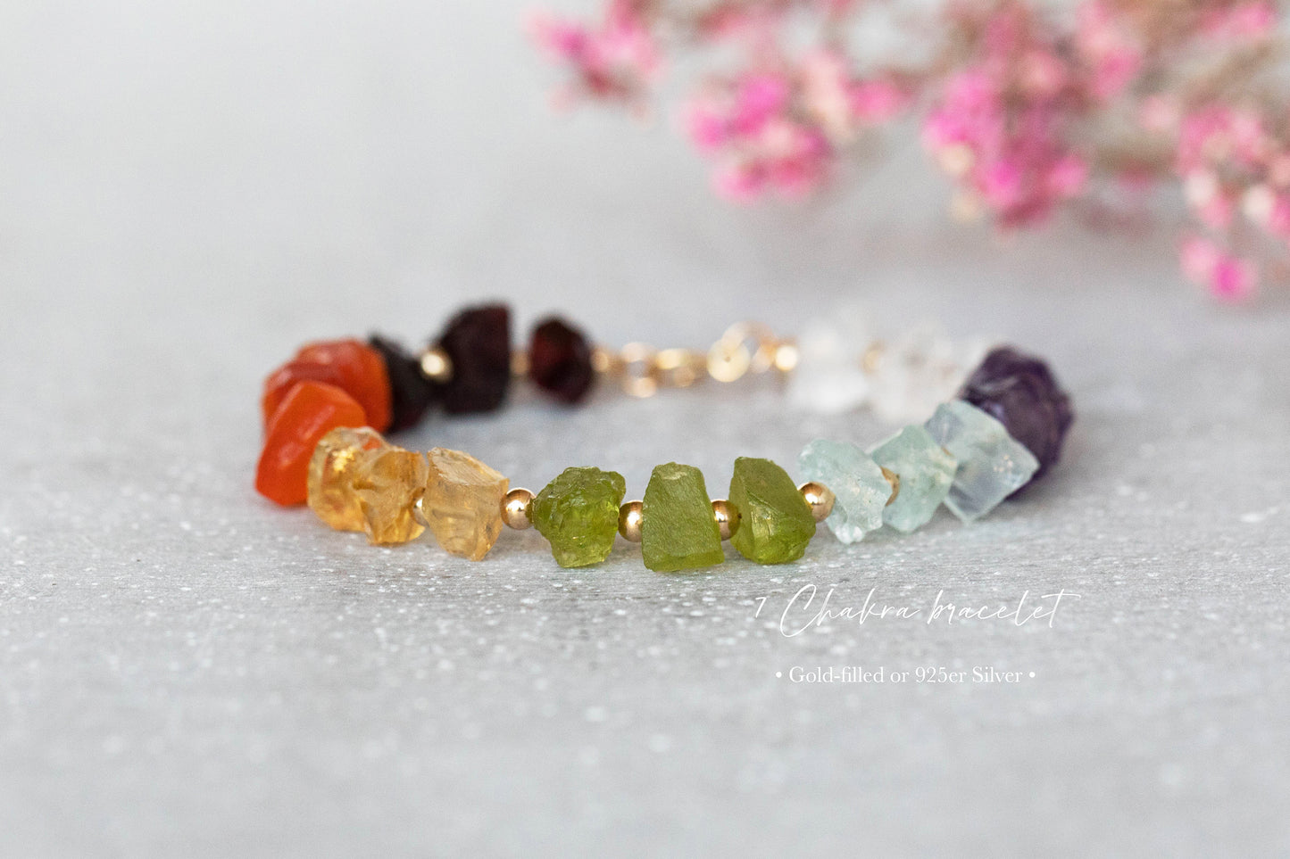 Gemstone bracelet "Chakra"