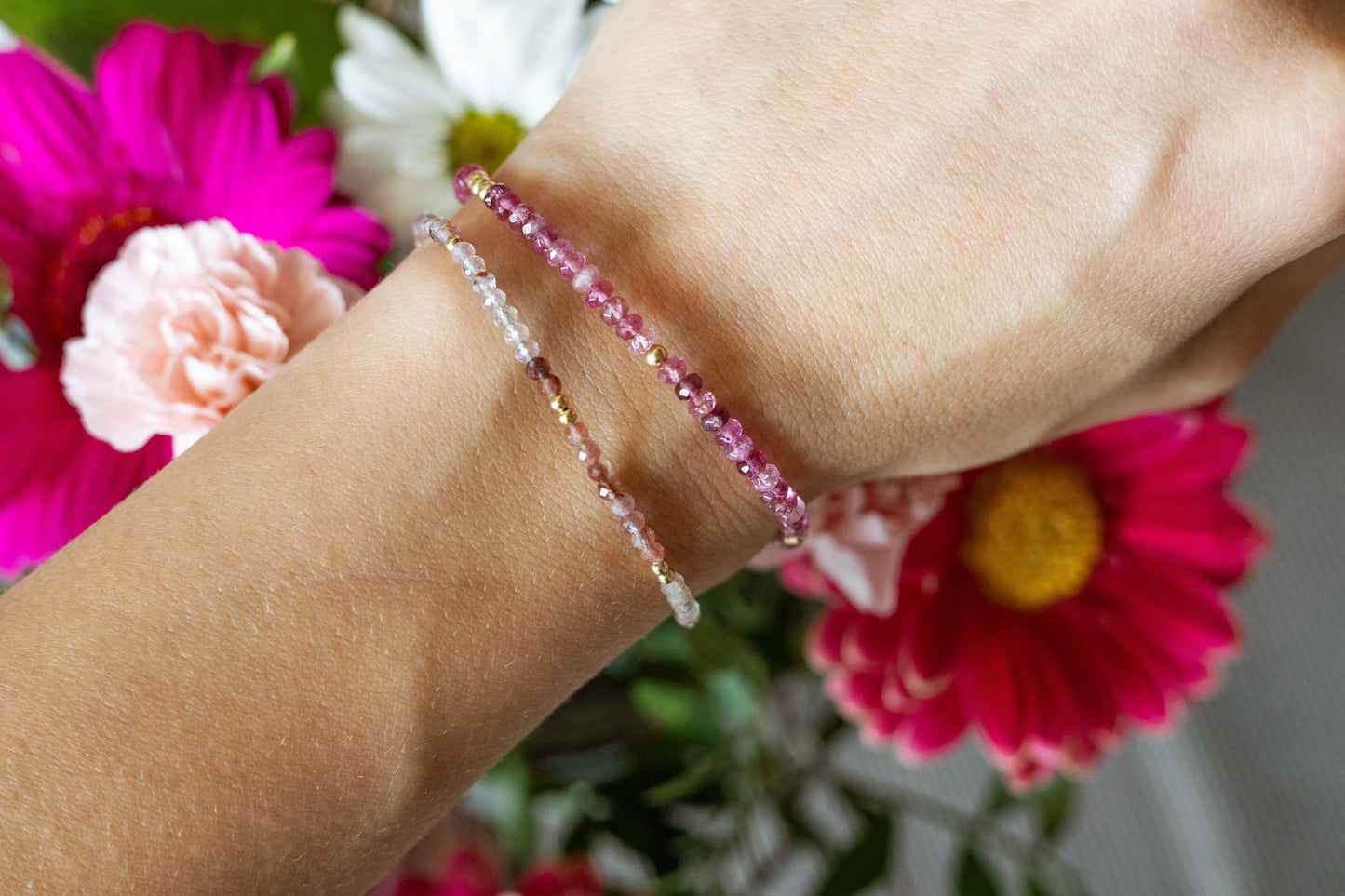 Pink Tourmaline bracelet "Tula"