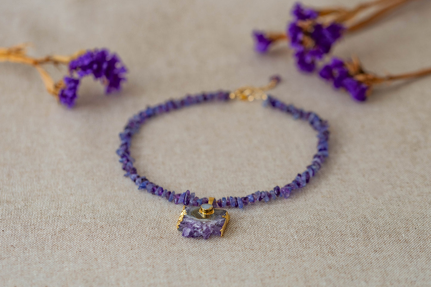 Necklace "Mystic Moments" Amethyst