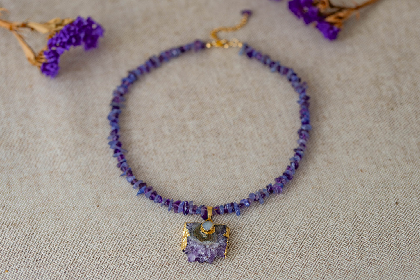 Necklace "Mystic Moments" Amethyst