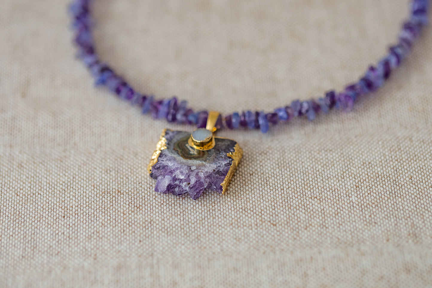 Necklace "Mystic Moments" Amethyst