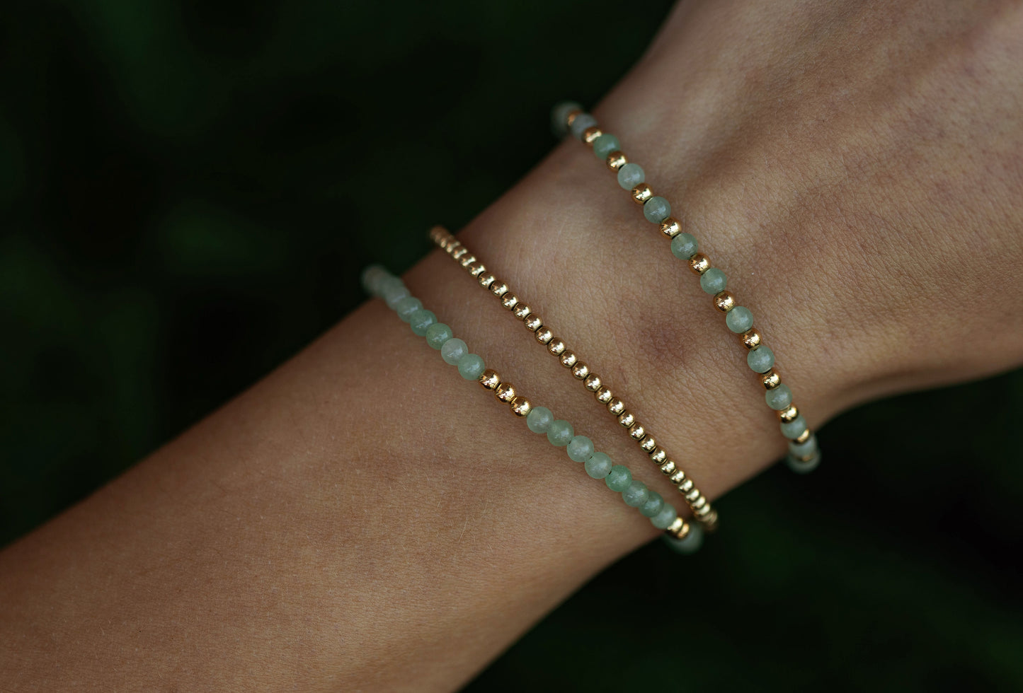 Aventurine bracelet "Anna"