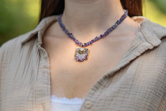 Necklace "Mystic Moments" Amethyst