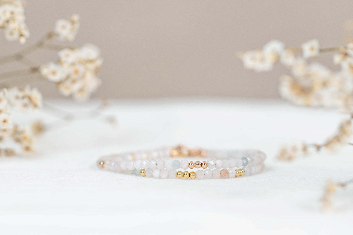 Multi-Aquamarine bracelet "Elly"