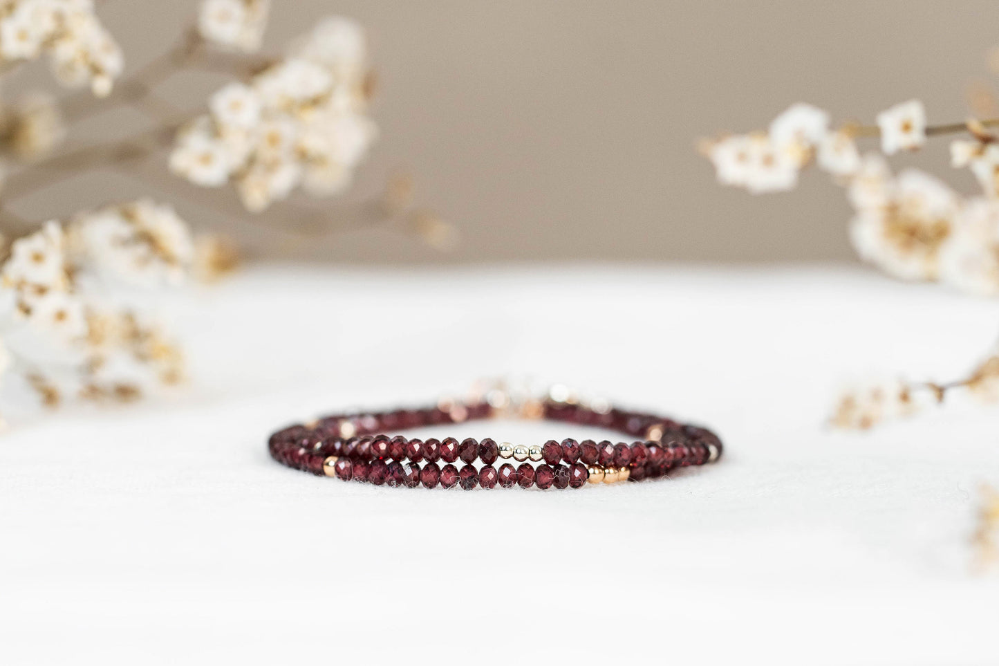 Garnet bracelet "Rory"