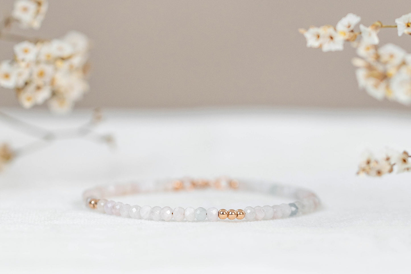 Multi-Aquamarine bracelet "Elly"