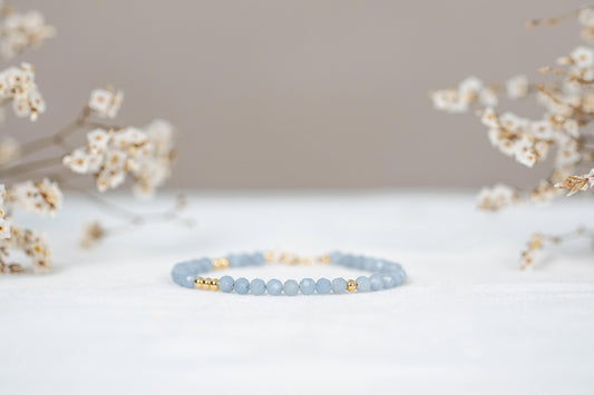 Aquamarine bracelet "Ebba"