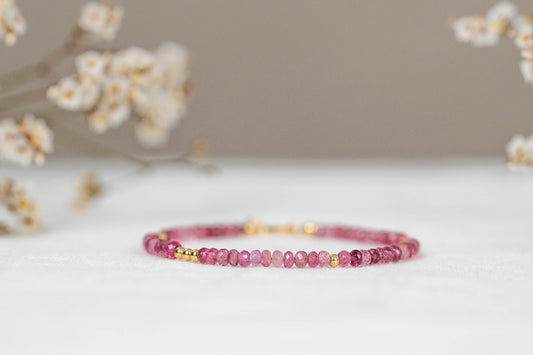 Pink Tourmaline bracelet "Tula"