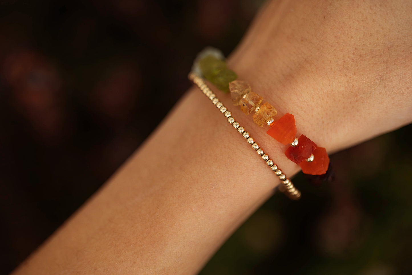 Gemstone bracelet "Chakra"