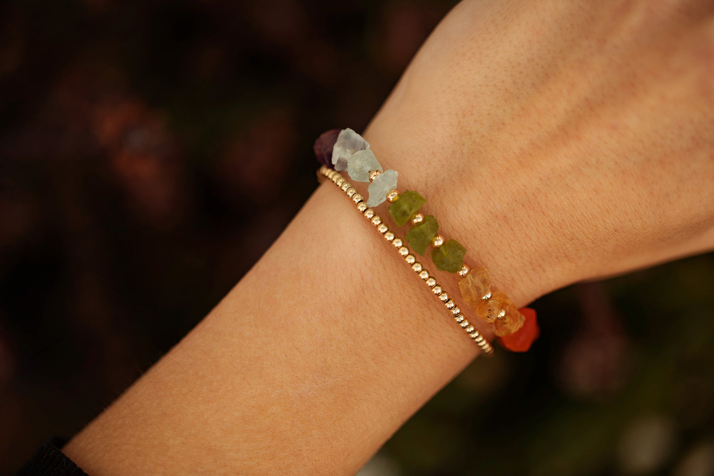 Gemstone bracelet "Chakra"